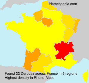 Surname Derouaz in France Surname Derouaz in France