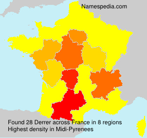 Surname Derrer in France Surname Derrer in France