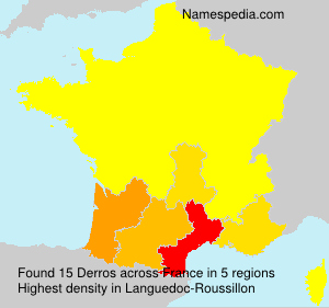 Surname Derros in France Surname Derros in France