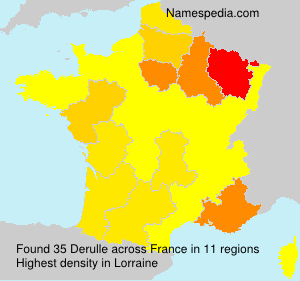 Surname Derulle in France Surname Derulle in France