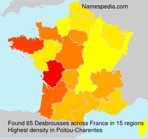 Surname Desbrousses in France Surname Desbrousses in France