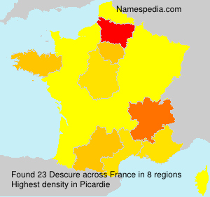Surname Descure in France Surname Descure in France