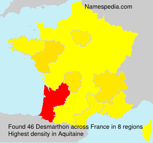 Surname Desmarthon in France Surname Desmarthon in France