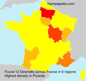 Surname Desmidts in France Surname Desmidts in France
