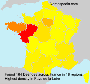 Surname Desnoes in France Surname Desnoes in France