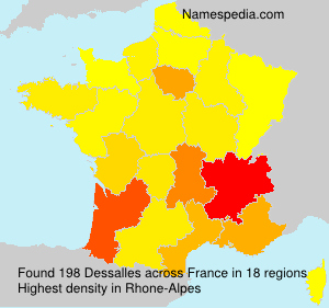 Surname Dessalles in France Surname Dessalles in France