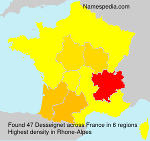 Surname Desseignet in France Surname Desseignet in France