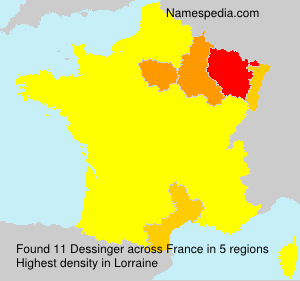 Surname Dessinger in France