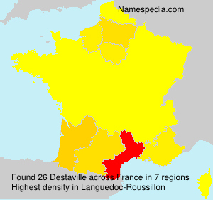Surname Destaville in France Surname Destaville in France