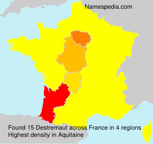 Surname Destremaut in France Surname Destremaut in France