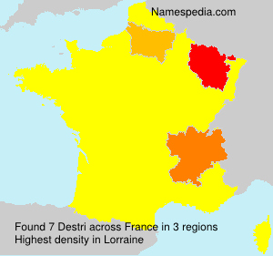 Surname Destri in France Surname Destri in France