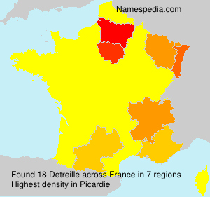 Surname Detreille in France Surname Detreille in France