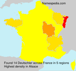 Surname Deutschler in France Surname Deutschler in France
