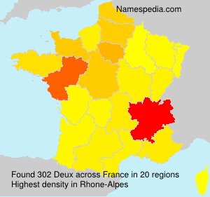 Surname Deux in France