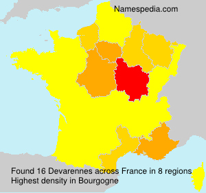 Surname Devarennes in France Surname Devarennes in France