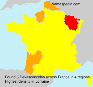 Surname Devasconcelos in France Surname Devasconcelos in France
