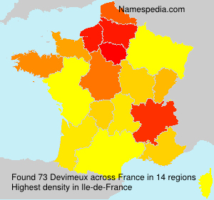 Surname Devimeux in France Surname Devimeux in France