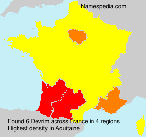 Surname Devrim in France Surname Devrim in France