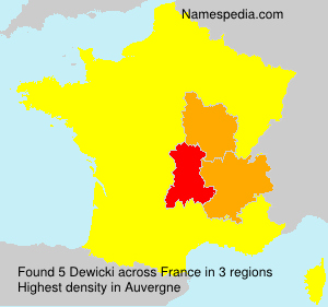 Surname Dewicki in France Surname Dewicki in France