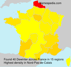 Surname Dewinter in France Surname Dewinter in France