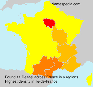 Surname Dezael in France Surname Dezael in France