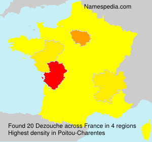 Surname Dezouche in France Surname Dezouche in France