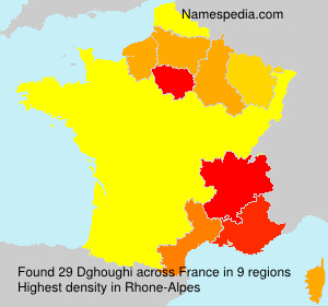 Surname Dghoughi in France Surname Dghoughi in France