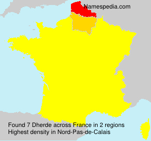 Surname Dherde in France Surname Dherde in France