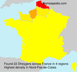 Surname Dheygers in France Surname Dheygers in France