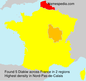 Surname Diakiw in France Surname Diakiw in France