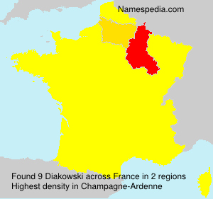 Surname Diakowski in France Surname Diakowski in France