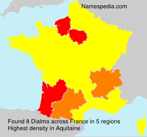 Familiennamen Dialma - France