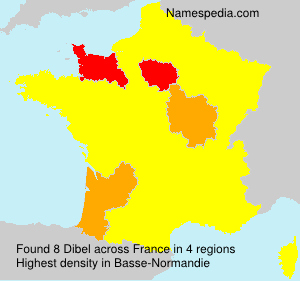 Surname Dibel in France