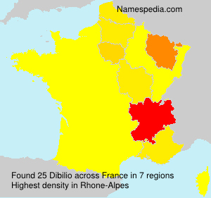 Surname Dibilio in France Surname Dibilio in France