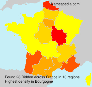Surname Didden in France Surname Didden in France