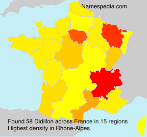 Surname Didillon in France Surname Didillon in France