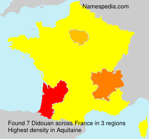 Surname Didouan in France Surname Didouan in France