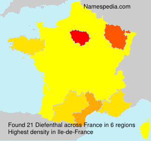 Surname Diefenthal in France Surname Diefenthal in France