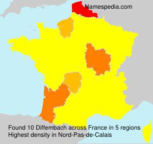 Surname Diffembach in France Surname Diffembach in France
