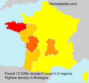 Surname Differ in France Surname Differ in France