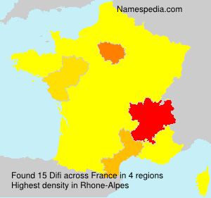 Surname Difi in France