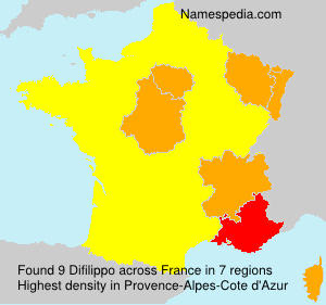 Surname Difilippo in France Surname Difilippo in France
