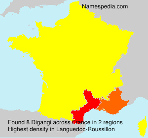 Surname Digangi in France Surname Digangi in France