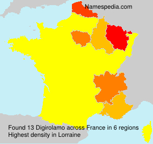 Surname Digirolamo in France Surname Digirolamo in France