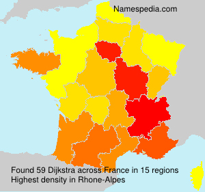Surname Dijkstra in France Surname Dijkstra in France