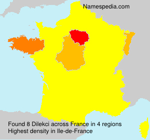 Surname Dilekci in France Surname Dilekci in France