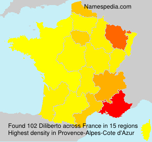 Surname Diliberto in France Surname Diliberto in France