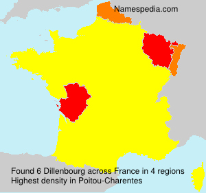 Surname Dillenbourg in France Surname Dillenbourg in France