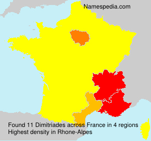 Surname Dimitriades in France Surname Dimitriades in France