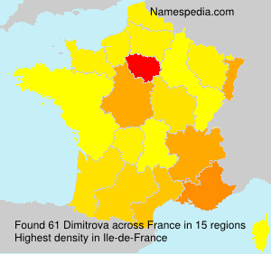Surname Dimitrova in France Surname Dimitrova in France